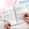 PCs A5 B5 Transparent Lose Blatt Binder Notebook Farbverlauf Memo Hinweis Tagebuch Notebook Für Junior High School Studenten