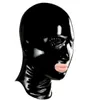 100 Pure Latex Hoods Rubber Fetish Mask without Zipper Party Wear Cosplay Handmade Costumes2762420