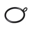 Accessories 24pcs Curtain Rings Accessories Curtain Fastener Curtain Clip Hook Curtain Hanging Hook for Home (Black 38MM)