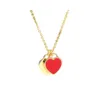 2024womens Pendant Necklaces Necklace Colored Enamel Gift Engagement Jewlery Designer for Women Rope Chain Jewelry