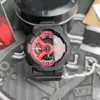 110 Iced Out Uhrenfarben Original Shock Watch Herren Sport Army Military Shocking Waterproof Watch alle Zeiger funktionieren Digitale Armbanduhr2024