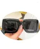 Lunettes de soleil noires en acétate rectangulaires pour femmes et hommes, grosses branches larges, 2022Sunglasses4374812