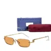 Óculos de sol masculino e feminino designer meio quadro retângulo multifuncional UV400 moda rua foto GG1278S
