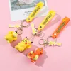 أزياء الرسوم المتحركة فيلم Keychain Character Rubber و Key Ring لسلسلة مفاتيح المجوهرات على ظهره 083550