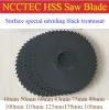 الأجزاء 4.4 '' 110 مم Nitride HSS شفرات شفرات لقطات القطع المعدنية القطع دوارة القطع لأدوات القطع للمعادن غير القابل للصدأ Steell