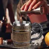 Mugs Creative Resin Home Pub Bar Decoration Coffee Cup Wine Tumbler Vintage Double Simulation Barrel Beer Mug