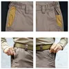 Pantalon tactique extensible mince d'été hommes IX6 salopette de sport de plein air pour hommes multi-poches vêtements respirants pantalons résistants u9MZ #