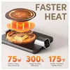 Ikago Juego de Tazas con Calentador Inteligente para Tazas de Café - Calentador con Función de Apagado Automático, -30 ﾰ F Control de Temperatura Taza Escritorio Calentador Eléctrico para Tazas de Café,