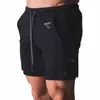 Cott Casual Shorts Men Gym Fitn Bermuda Summer chuda patchwork krótkie spodnie dna męskie kulturystyka