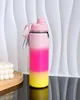 Lulu Water Bottle Thermos Sport Gym Vacuum Mug Portable Leakproof Outdoor Cup断熱ステンレススチールスパウトリッドキッズギフト240315