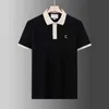 Camisas de polos masculinas luxuosas Itália Mens roupas de grife curta T-shirt Summer Summer's Polo Collar Polo Algodão puro de manga curta camiseta pólo camiseta f25we