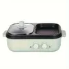 1300W Shabu-Shabu-rostande hem Multifunktionell matlagningspanna Shunde Small Appliances Electric Grill Pan Barbecue Oven