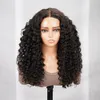 Glueless Wig 5x5 HD Lace Closure Wigs Wave Deep Human Hair Bleached Bleached 6x5 Lace Pront Bony بدون Glue Precut Lace