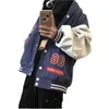 Factory Custom Design Baseball Jacket Långa ärmar Unisex Sport Wear Sweatshirt Varsity