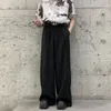 2024 Nya män FI Vintage Loose Casual Wide Leg Straight Suit Pants Man Streewear Show LG Trousers Pants N11l#