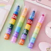 612 Farben Splice Mini Bibel Textmarker Vintage Candy Pastell Gel Trocken Textmarker 240320