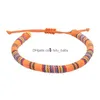 Braccialetti di fascino boho in stile etnico bracciale intrecciato per donne colorf surfista amicizia accessori per drop drop dropeyer dhogk dhogk