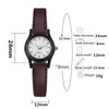 Wristwatches Couple Pair Quartz Watches 3-Hand Vintage Easy To Read Analog Simple Wristwatch Wedding Romantic Gifts