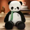 Almofadas 80/100cm tamanho gigante bonito panda brinquedos de pelúcia animal bonecas macias travesseiro almofada urso boneca para meninos menina presente presente