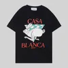 T-shirt da uomo di design T-shirt casual Casablanca trendy nuovissima T-shirt a maniche corte con stampa di frutta tropicale estiva Casablanca AH2L