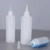 Bouteilles de stockage 10-250ml vide compte-gouttes bouteille en plastique presser avec sécurité pour enfants pour peinture à l'huile liquide colle conteneur encre Droppe