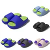 style6 Slipper Designer-Gummi-Sandalen für Damen, Absätze, Baumwollstoff, Stroh, lässige Hausschuhe für Frühling und Herbst, flache, bequeme Mules, gepolsterter Riemchenschuh, große Größe 36–45