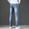 Lente Herfst Heren Cott Jeans Nieuwe Slim Fit Elastische Potlood Broek Hoge Kwaliteit Koreaanse Stijl Casual Jeans Mannen denim Broek Z2wX #