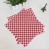 Baking Tools 100PCS Fried Liners Multifunctional Red White Grid Sheet Tray Basket Oil Paper For Home Shop