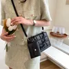 Cabata Designer New Trend Trend Solid Conte Counte Bag Fashion سلسلة سميكة للنساء حقيبة مربعة صغيرة