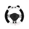 Steering Wheel Covers Ers Er Winter Fluffy Animal Wrap Sweat Absorption Short P Accessories For Cars Trucks Suvs Rvs Drop Delivery Aut Otcdh