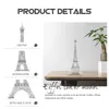 Dekorativa figurer Eiffel Tower Architectural Model Paris figurstaty Vintage Iron Building Decor