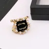 20Style Retro Designer for Women Fashion Double Letter Rings Elegant Style Simple Wedding Wedding Party Gift Bijoux