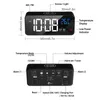 Orologi Accessori Sveglia Batteria digitale alimentata dalla rete con display della temperatura Snooze Doppi allarmi per la camera da letto
