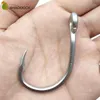 20pcs 10884 Stainless Steel White Strong Big Game Fish Tuna Bait Fishing Hooks Size 20120 240313