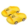 Pantoufles d'été pour enfants, sandales antidérapantes à semelles souples, pantoufles Design de voiture à la mode, chaussures de plage unisexes en PVC pour bébés, 240311