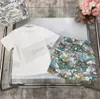 INS Kids Designer conjuntos de ropa para niños, niñas, letras de dibujos animados impresas, camiseta de manga corta, pantalones cortos, 2 piezas, trajes casuales para niños de verano S1263