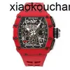 RichrsMill Watch Swiss Watch VS Factory Carbon Fiber Automatic rm11-03 Red Edition FullyCarbon fibra safira Navio por Fedex9MKR8VFF8VFFT525GVCXU4V0