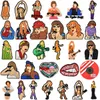 31 Colds Popular Girls Sexy Girls Anime Charms por atacado Memórias de infância Funny Gift Cartoon Charms Acessórios para calçados PVC Decoração de fivela de borracha macia Crep encanta