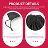 Sacs à linge bandoulière sac à dos robuste Camping voyage grand rangement de vêtements (noir) Polyester