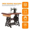 Machines Sewing Machine Miniature Toy Furniture Mini Vintage 12 Scale Accessories Tailor House Model Decoration Decor Retro Gifts