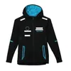 Vestuário de motocicleta 2021 Temporada Motorsport F1 Team Racing Fãs Preto Moletom Men039S Roupas de Pele Zipper Sports Jacket2582105 Drop de Otd7Z