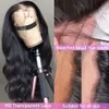 BELEXTENS 24 Inch Body Wave Pre Plucked 180% Density 13x4 HD Front for Women Glueless Brazilian Virgin Transparent Lace Frontal Wigs Human Hair