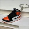 Party Favor Designer Sneakers Schlüsselanhänger Geburtstagsgeschenk Schuhe Schlüsselanhänger Handtasche Basketball Schlüsselanhänger 13 Farben Drop Lieferung Home Garde Ot3Bl