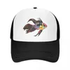 Ball Caps German Blue Ram Cichlid Baseball Cap Trucker Hat Fluffy Hats Woman Men's