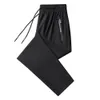 fi Men Sweatpants Pockets Fast Drying Men Pants Men Ice Silk Running Sport Pants x4aX#