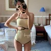 2023 Новый женский купальник Inchic Pure Desire Style, утягивающий и закрывающий живот с высокой талией, отпускной купальник