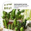 Guirlande de fleurs décoratives, 8 pièces, Cactus artificiels, plantes miniatures, simulation de fausses plantes succulentes en vrac