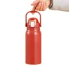 زجاجات المياه 1300 مل معزولة كوب سعة كبيرة مع مقبض الزجاجة الحرارية