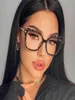 Sunglasses Vintage Glasses Frames for Women Latest Trends Fashion Square Transparent Optical Lenses Anti Blue Light Clear Eyeglass4521774