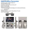 Portabla spelspelare Den nya R43 Pro 4,3-tums skärm Joystick Handhållen spelkonsol 3D Home 4K Högupplöst stor P 1 stöder 25 Emulatorer Q240326